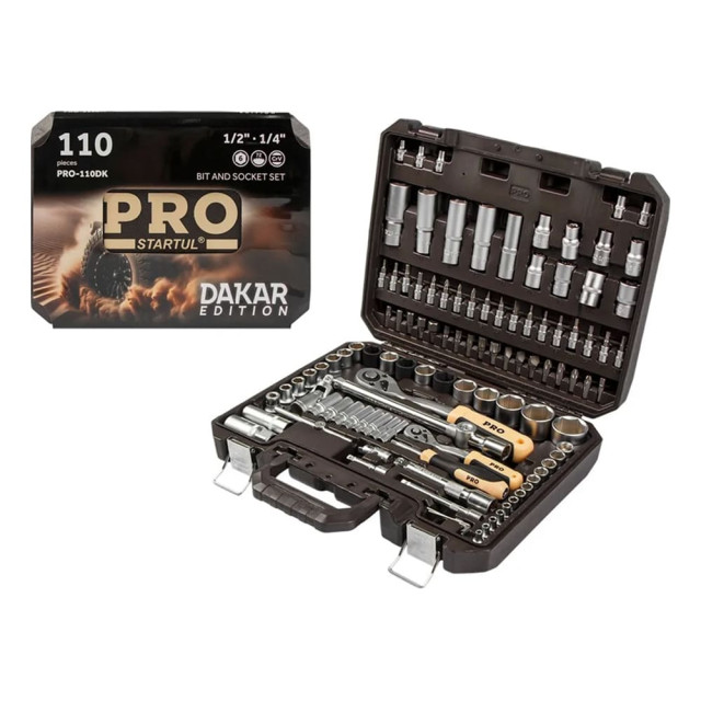 Набор головок и бит Pro Startul Dakar PRO-110DKA 110 предметов и вороток PRO-49012