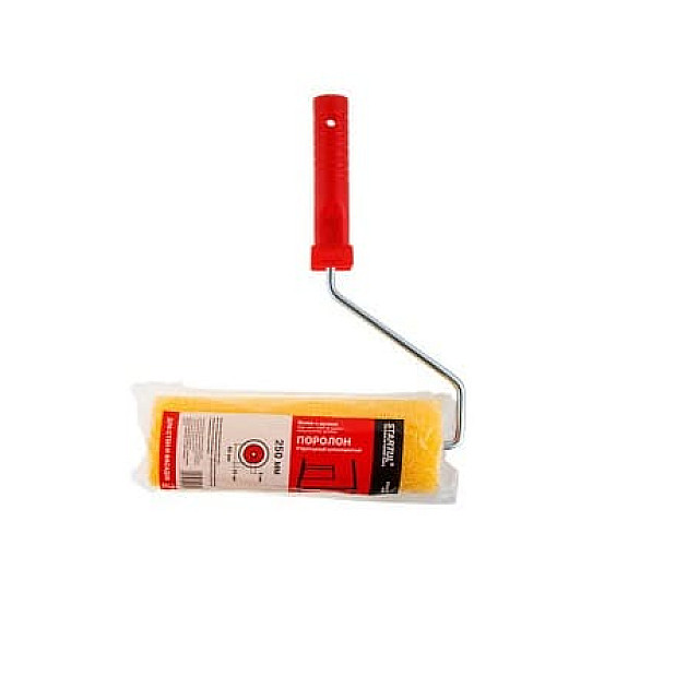 Валик Startul Profi Структурный ST0218-25R поролоновый крупнопористый 250 мм с ручкой 8 мм