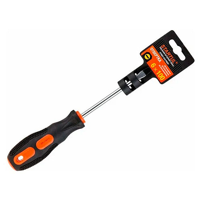 Отвертка Startul Profi ST3031-610 плоская SL 6*100 мм