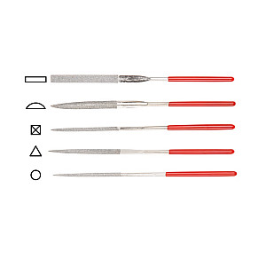 Набор надфилей алмазных Startul Profi ST4046-5 140*50*3 мм 5 шт