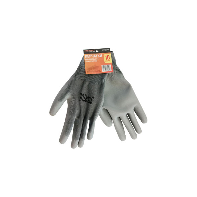 Перчатки Startul ST7128-9 нейлон полиуретановое покрытие 9 р-р серые