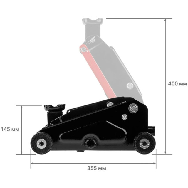 Домкрат подкатной Startul Auto ST8014-07 2.5 т