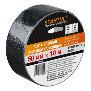 Лента противоскользящая Startul Profi ST9022-50-10 черная 50 мм*10 м