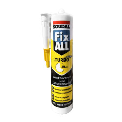 Клей герметик гибридный Soudal Fix All Turbo белый 290 мл