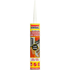 Клей-герметик Soudal Flex PU40 полиуретановый черный 300 мл