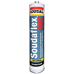 Клей-герметик Soudal Soudaflex 40FC полиуретановый серый 300 мл