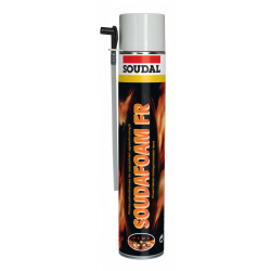 Пена монтажная пистолетная Soudal Soudafoam FR огнестойкая 750 мл