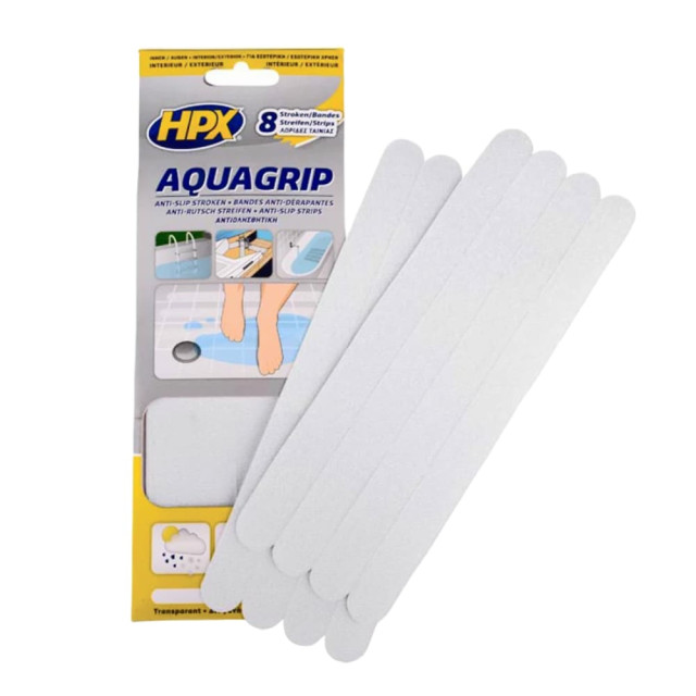 Лента противоскользящая HPX Aqua Grip AG2024 для ванн и бассейнов 20*240 мм
