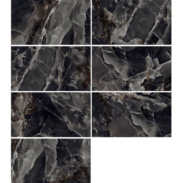 Керамогранит ITC Marmo Onice Black Pol (HG) 600*1200*9 мм