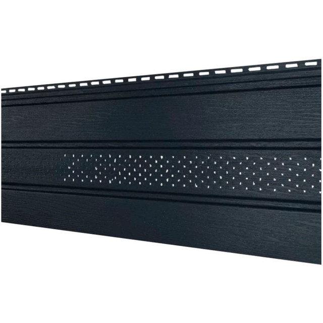 Софит Ю-Пласт Classic 433С перфорированный частично графит