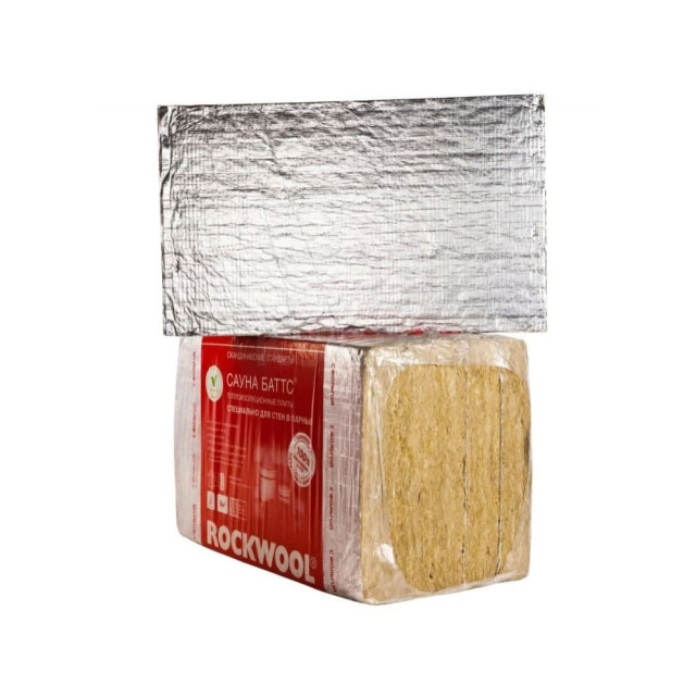 Минеральная вата Rockwool Сауна Баттс 50*600*1000 мм