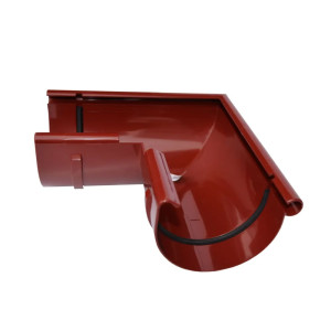 Угловой элемент Ines внешний красный 125 мм