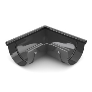 Угловой элемент Ines внешний графит 125 мм