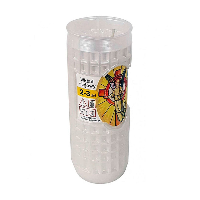 Свеча вставка SAS OL-34 ритуальная пластмассовая