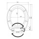 Сиденье для унитаза Bisk Iris 04153 камни Сиденье для унитаза Bisk Iris 04153 камни