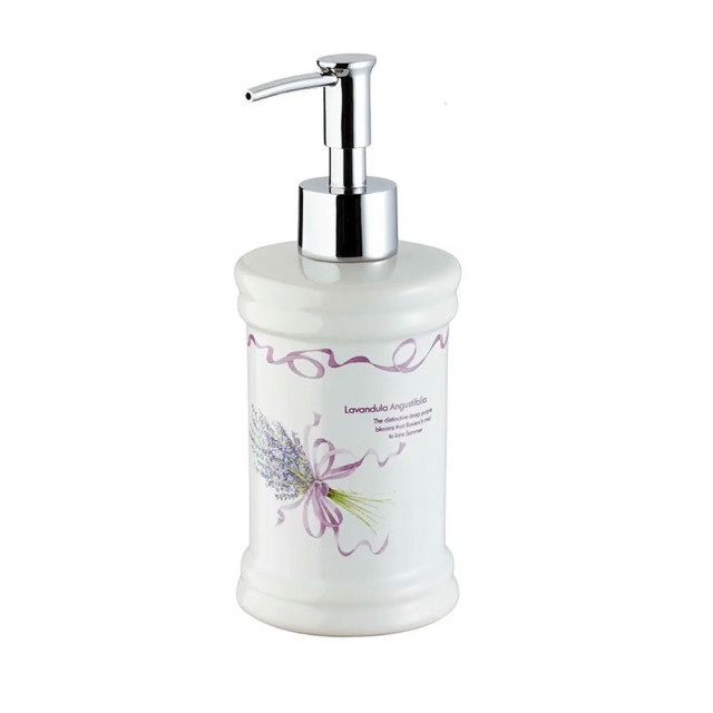 Дозатор для жидкого мыла Bisk Lavender 05660 керамика Дозатор для жидкого мыла Bisk Lavender 05660 керамика