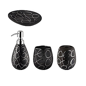 Стакан для щеток Bisk Elegance 05663 черный