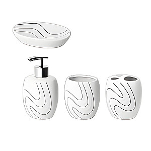 Стакан косметический Bisk Wave 05976 белый