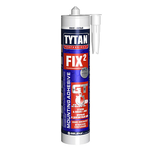 Клей монтажный Tytan Professional Fix² GT  белый 290 мл
