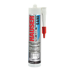 Герметик силиконовый Hauser Sani санитарный белый 260 мл