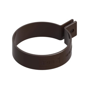 Хомут Ines коричневый 80 мм