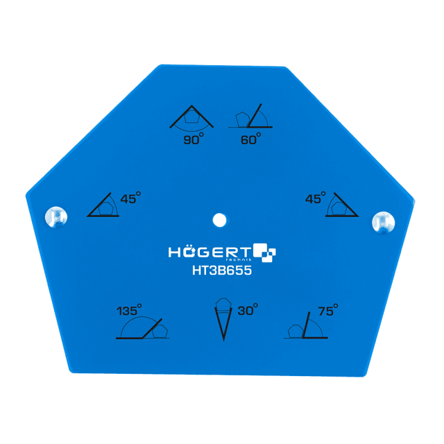 Магнит шестигранный Hoegert НТ3В657 для сварочных работ