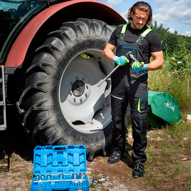 Полукомбинезон Hoegert Reetz HT5K824-2XL эластичный размер 2XL черный