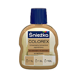 Универсальный пигментный концентрат Sniezka Colorex 62 бежевый 100 мл