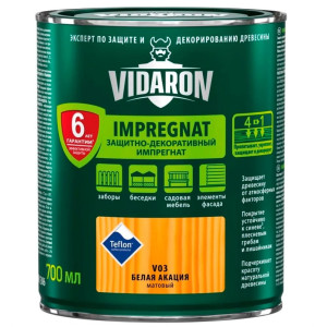 Защитно-декоративный Импрегнат Vidaron V03 белая акация 0.7 л