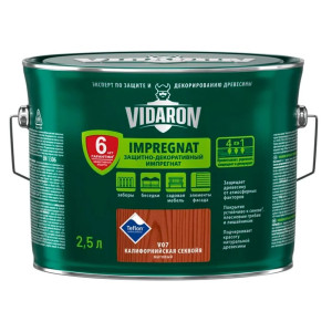 Защитно-декоративный Импрегнат Vidaron V07 калифорнийская секвойя 2.5 л