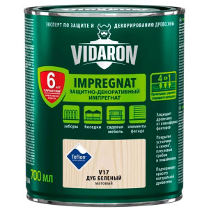 Защитно-декоративный Импрегнат Vidaron V17 дуб беленый 0.7 л