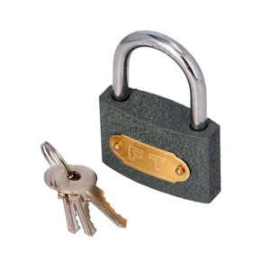 Замок навесной Faster Tools 288 чугунный 60 мм