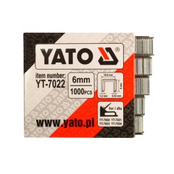 Скобы Yato YT-7022 6 мм 1000 шт