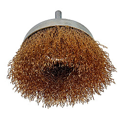 Щетка торцевая Faster Tools 1697 75 мм латунная со стерженем