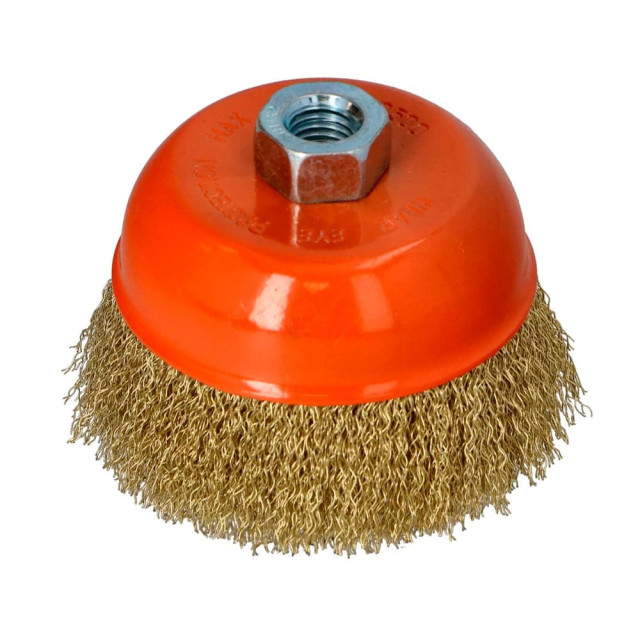 Щетка торцевая Faster Tools 1981 M14 75 мм латунная