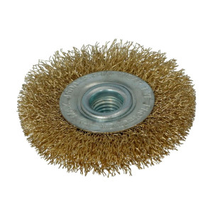 Щетка дисковая Faster Tools 3518 M14 120 мм латунная