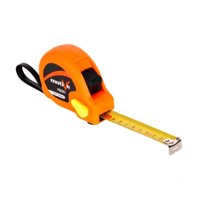 Рулетка MotiVe обрезиненный корпус 3 м