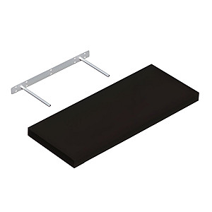 Полка Domax FS 60/24 С 65092 со скрытым креплением 595*235 мм черная