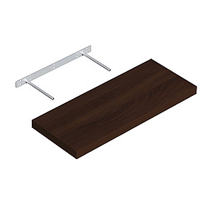 Полка Domax FS 60/24 WE 65084 со скрытым креплением 595*235 мм венге