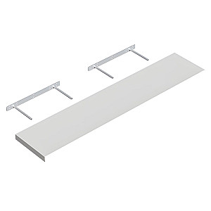 Полка Domax FS 118/24 BI 65140 со скрытым креплением 1180*235 мм белая