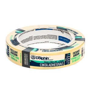 Лента малярная Blue Dolphin 01-5-12-EN белая 25 мм*50 м