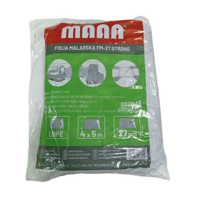 Пленка укрывочная Maan FM-27 Strong 4*5 м