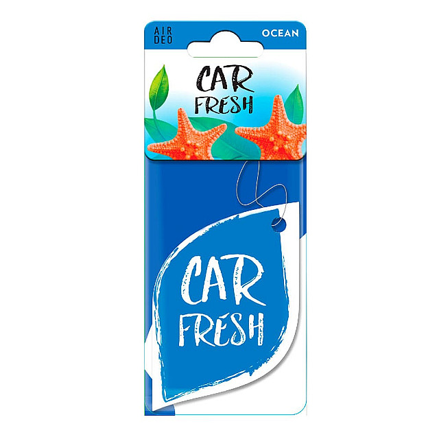 Ароматизатор автомобильный бумажный Paloma Car Fresh Airfreshener Ocean