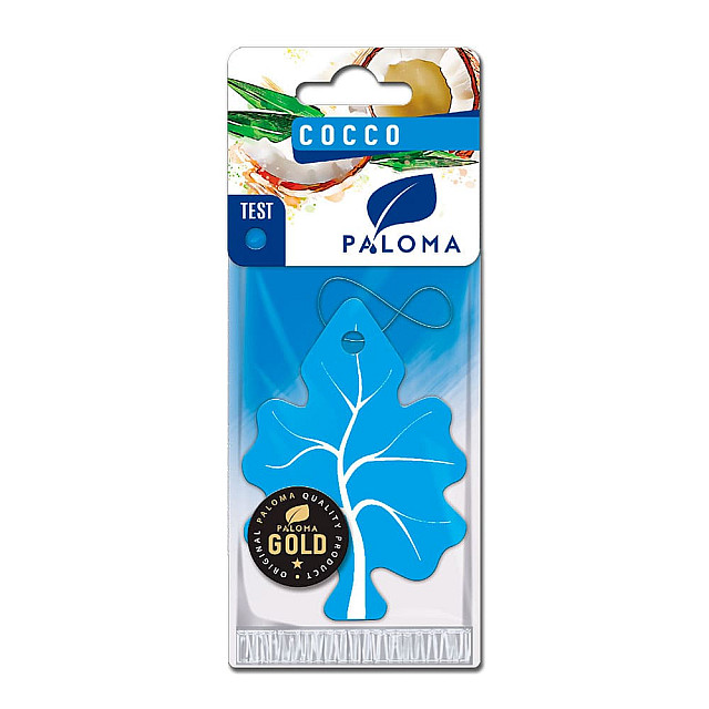 Ароматизатор автомобильный бумажный Paloma Gold Cocco