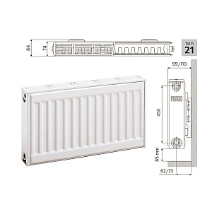 Радиатор Prado Classic 21*500*600 мм