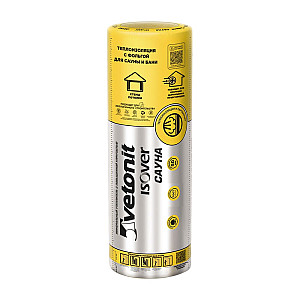 Мат теплоизоляционный Vetonit Sauna 50*1200*12500/Y/C 15 м.кв