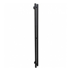 Полотенцесушитель Terminus Duo стойка круг RAL9003/9005 70*1200 мм