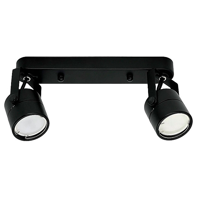 Светильник накладной TruEnergy Focus 21352 двойной поворотный спот под лампы 2*GU10 круг металл черный