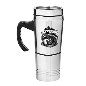 Термокружка двухуровневая Мастер К Охота Лучший рыбак 7432568 350+200 мл