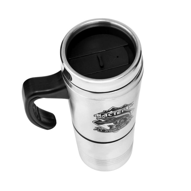Термокружка двухуровневая Мастер К Охота Лучший рыбак 7432568 350+200 мл
